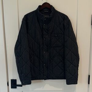 J. Crew Men's Dark Gray Quilted Jacket